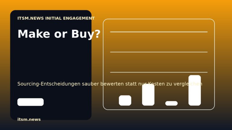 Make or Buy Entscheidung im IT-Betrieb