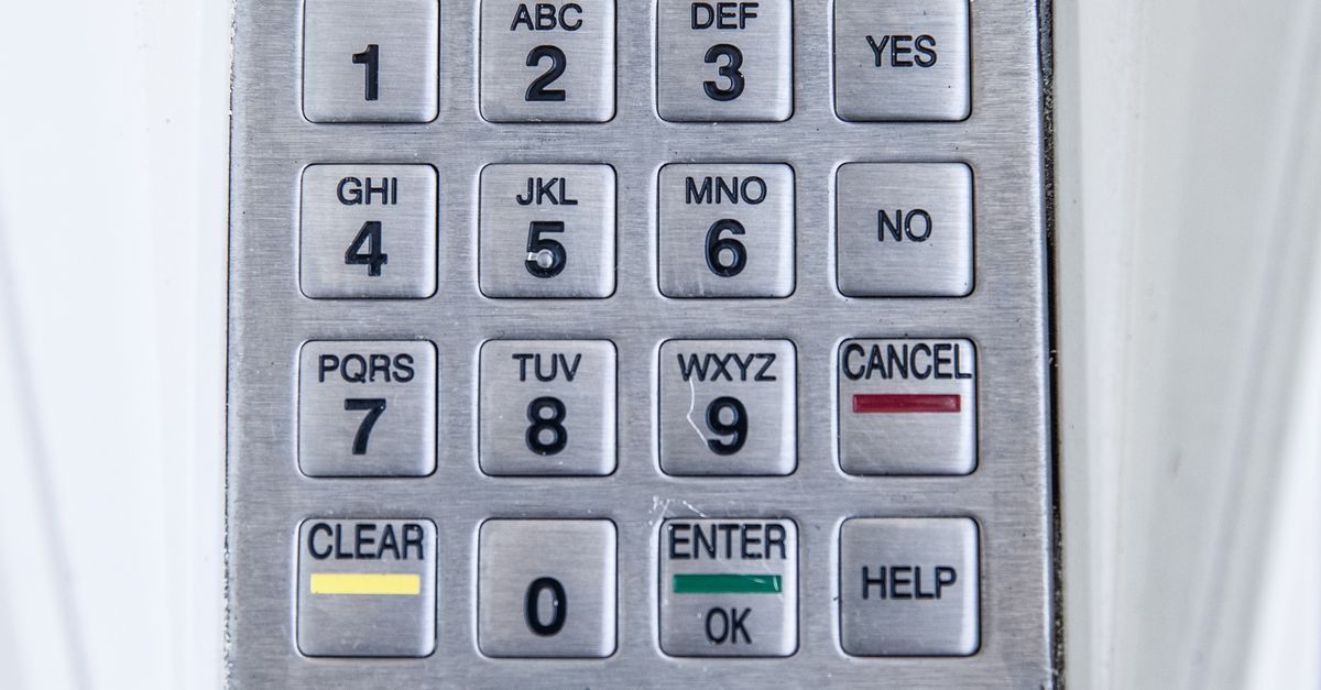 Numerisches Tastenfeld als Symbol für kontrollierte lokale Administratorzugänge mit Windows LAPS