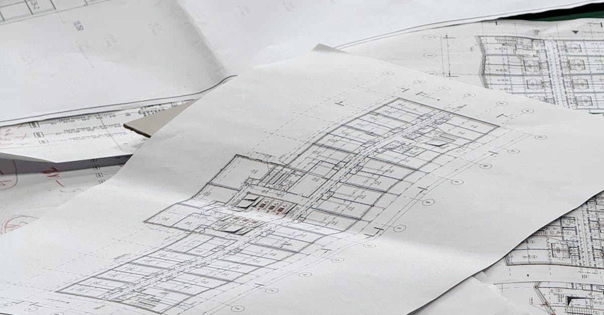 Architekturpläne als Symbol für interoperable digitale Verwaltung und öffentliche IT-Architektur