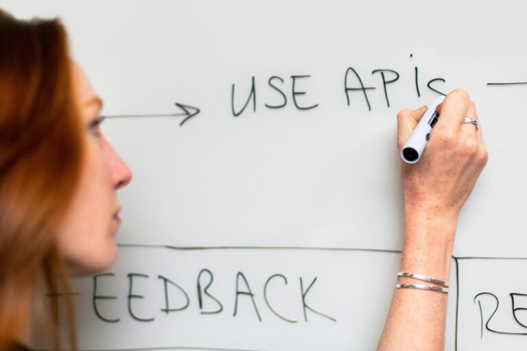 Model Context Protocol Whiteboard-Planung mit API-Notizen